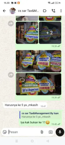 Testimonial Papan Bunga parakangarokgek