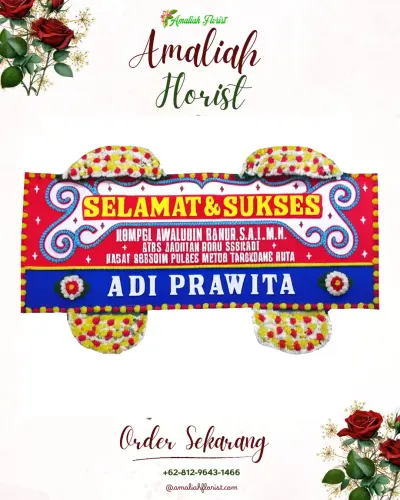 Karangan Bunga Ucapan Selamat parakangarokgek